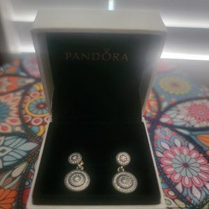Authentic Pandora earrings